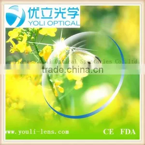 1.67 Mr-7 Double Aspheric Super Hydrophobic 75mm Resin Plastic Lens thumbnail-1