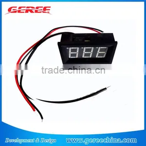 Mini Red DC 12V 0-10A Digital Display Ammeter Head/ Ampere Meter Tester thumbnail-1