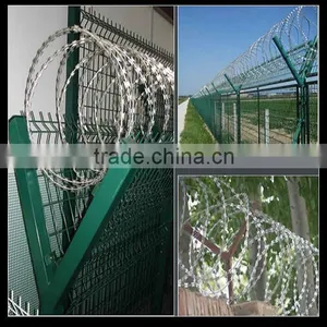 Concertina Razor Barbed Wire on the Wall (10 Years Factory) thumbnail-1