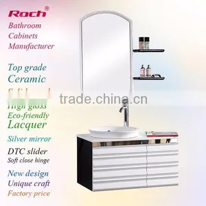 ROCH 8014 Best Price Used Hotel Furniture Upper Basin Bathroom Cabinet thumbnail-1
