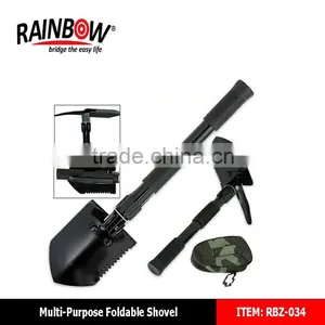 Long High Quality Steel&Tr-folding Wholesale Snow Shovels RBZ-034 thumbnail-1