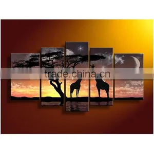 Modern Handmade African Home Decoration Paintings thumbnail-1