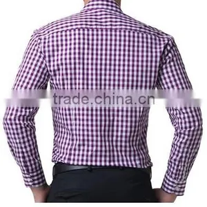 New Model Fashion Plaid Men Casual Shirts Pictures thumbnail-2