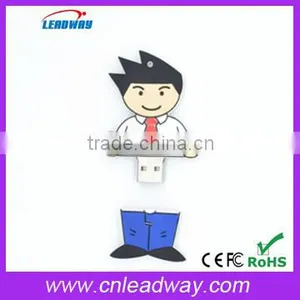 PVC Customized USB Flash Drives Cartoon Figure for Promotion thumbnail-2