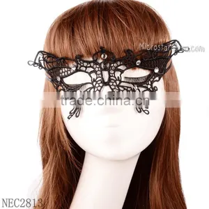Sexy Dance Black Party Lace Mask thumbnail-6