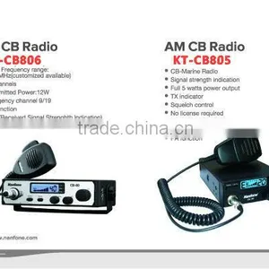 AM CB Radio KT-CB806 With Signal Strength Indication ,CB Mobile AM HF Radio Transceiver thumbnail-1