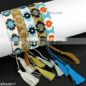 Bohemian Tassel Small Beaded Bracelet thumbnail-1