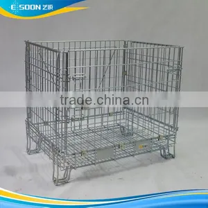 Industry Foldable Steel Wire Basket for Warehouse Storage thumbnail-5