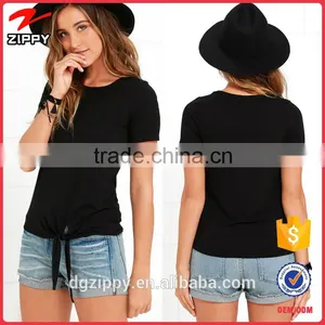China Wholesale Cheap Shirts Designs Fashion Black Shirts for Women thumbnail-1