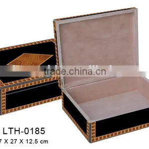 Luxury Cigar Case Wooden Empty Cigar Box thumbnail-1