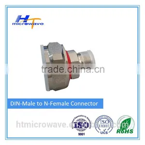 RF DC-11GHz 7/16 DIN Male to N Female Coax Adapter thumbnail-1