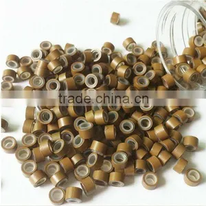 Silicone Lined Micro Rings Hair Extension Micro Beads Silicone Micro Beads for Hair Extension thumbnail-1