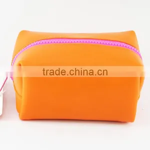 Branded Silicone Cosmetic Bag Zip Closure Rich Experience Since 1997 thumbnail-2