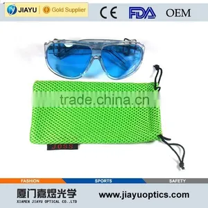 New Design Nylon Black Drawstring Mesh Sunglass Pouch Bag thumbnail-4