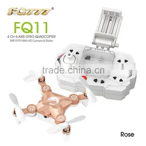 FQ777 FQ11 Wifi FPV With Foldable 3D Mini 2.4G 4CH 6 Axis Headless Mode RC Quadcopter RTF thumbnail-3