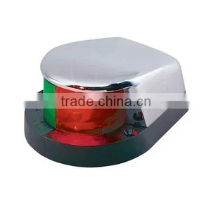 Stainless Steel Boat BI-COLOUR LED Navigetion Bow Light thumbnail-1