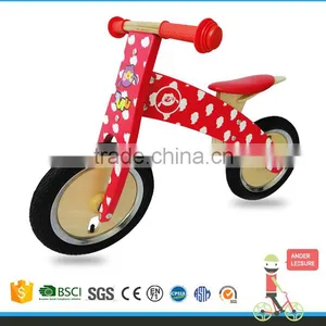 2016 Natural Wood Balance Bike For Toddlers thumbnail-1
