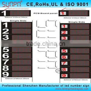 France Led Digital Motorcycle Race Sign /LED Racing Bicycle Display Board/Led Automobile Race Digital Display Board thumbnail-2
