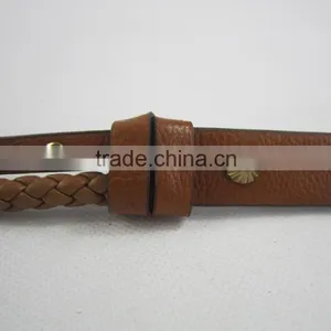 Good Quality Braid Style With PU Leather and Stud Metal Studded Belt thumbnail-4