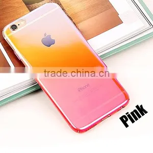 SIKAI Newest Shockproof PC Case for Iphone 7 7plus Cover Gradual Color Clear Case Mirror Reflect Clear Hard Case for IPhone thumbnail-3