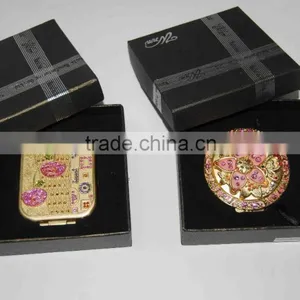 Custom Design Handmade Black Square Gift Packaging Box With Foam Insert Packaging for Mirror From Shenzhen Factory thumbnail-1