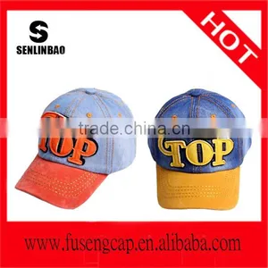 2016 Newly Design Outdoor Popular Hat Denim Child Cap thumbnail-1