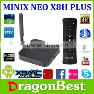 Minix Neo X8-H Plus Andriod 4.4 Amlogic S812 Quad Core tv Box 2.0GHZ 2GB 16G Bluetooth 4k*2k With A2 Lite Minix X8h Plus tv Box thumbnail-1