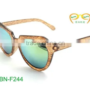 2015 High Quality Wooden Frame Mirroor Lens Sunglasses thumbnail-5