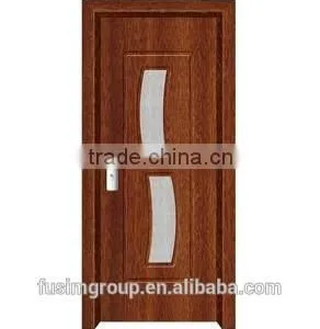 HDF/MDF Material Interior PVC Door With Surface Finished thumbnail-1