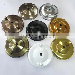 105mm Ceiling Rose Pendant Light Ceiling Canopy Vintage Ceiling Plate Base thumbnail-4
