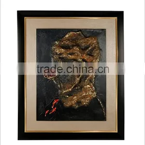 RORO Joy Mural Enamel Home Decoration Hanging Picture Unique Pewter Design Decorative Wall Painting thumbnail-1