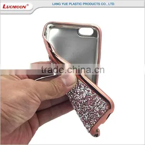 With Floating Diamond Tpu Back Cover Phone Case for Oppo f1 A35 A35t R827 r9 thumbnail-3