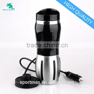 Hubei Sportman Factory Direct Coffee Mug Electric Car Heated Mug Battery Operated Thermos Mug thumbnail-3
