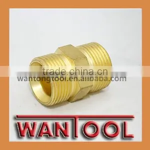 Sale TAIZHOU Pressure Washer 1/4" Brass Double Male Connectors ,connectors Push in Fitting thumbnail-1