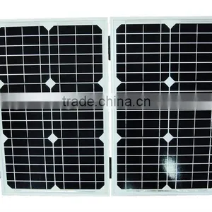 50W Monocrystalline Folding Solar Panel Portable Solar Power System thumbnail-1