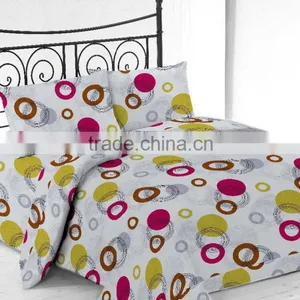 Microfiber Printed Bed Sheet Set For Living Room Customized Design thumbnail-1