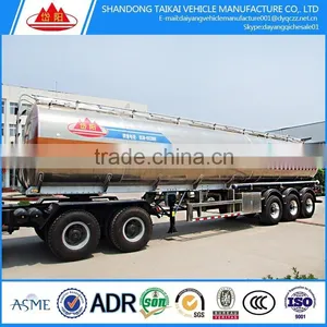 China Factory Direct Sale Fuel Tanker Trailer Dimension, High Capacity Oil Tank Semi Trailer Price thumbnail-2