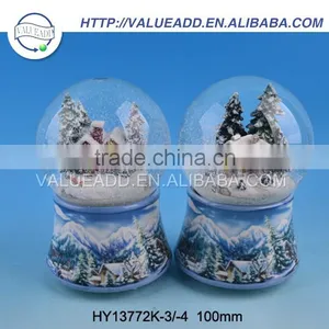 Best Selling Christmas Resin Castle Snow Globe Factory Supply thumbnail-1