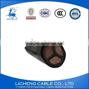 Chinese 3 Core Electric Cables Xlpe Insulated Pvc Sheathed Copper Electrical Power Cable 3x185mm2 thumbnail-3