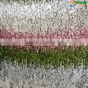 2015 Special Christmas Colorful Sequin Embroidered Tulle Fabric Wholesale thumbnail-1