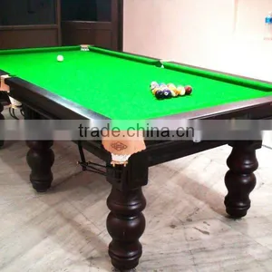Wooden Pool Table With Legs thumbnail-1