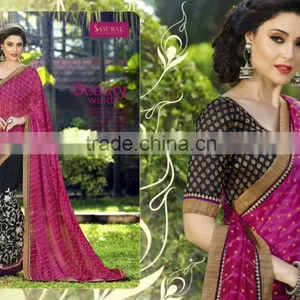 Fashion Indian Bridal Saree thumbnail-1