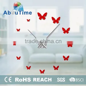 Contact Supplier 3D Luxury Modern DIY Large Office Decor Sticker Wall Clock thumbnail-5