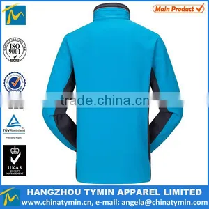Men Two Color Combs Waterproof Softshell Jacket thumbnail-2