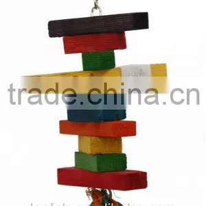 Wooden and Rope Bird Toy thumbnail-1