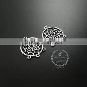 28*33mm Antiqued Silver Indian Dream Catcher Net Spider Meb DIY Pendant Charm Supplies Findings 1820277 thumbnail-3