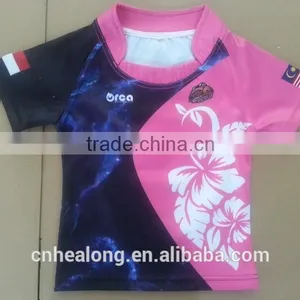 High Quality Customized Rugby Jersey,hot Sale Sublimation Rugby Jersey Made in China thumbnail-1
