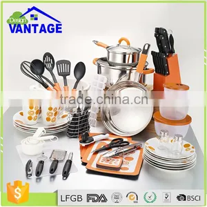 High Quality 90 Pcs Cooking Pots and Pans Ceramic Cookware Kitchen Accessories Cook Ware thumbnail-1