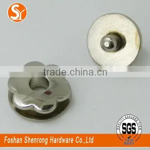 17mm Round Eco-friendly Metal Magnetic Push Snap for Bags and Leather Notebook and Glasses Case thumbnail-4