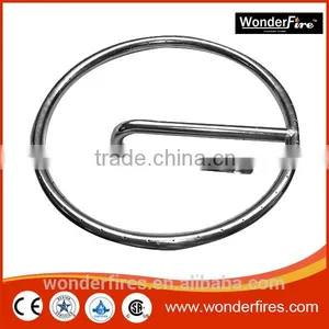 Stainless Round Drop In Pan W/ Fire Ring Propane And Natural Gas Installation Kit (19" and 25") thumbnail-6